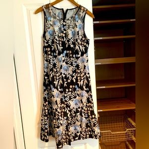 Party dress with embroidery